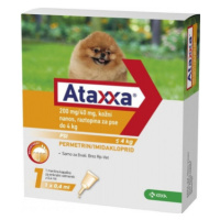 Ataxxa pro psy do 4kg spot-on 1x0.4ml