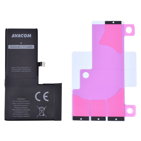 Avacom baterie do mobilu iPhone X, vysokokapacitní, 3060mAh, Li-Ion - GSAP-IPHX-HC3060