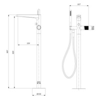 Omnires CT8033GLB