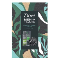 DOVE Men+Care balíček pro muže se sprchovou houbou