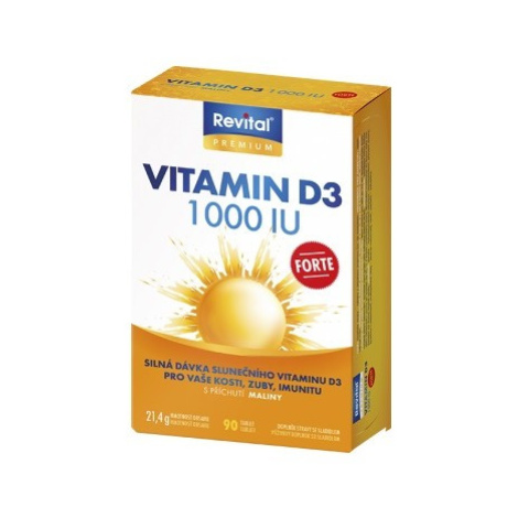 VITAR Vitamin D3 Forte 1000 IU tbl.90