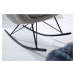 LuxD Designové houpací křeslo Sweden šedé