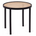 Hector Kulatý ratanový konferenční stolek Dore černo-hnědý