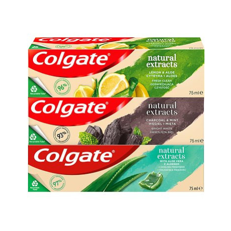 COLGATE Natural Extracts Mix 3× 75ml