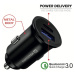 SWISSTEN CL adaptér PD USB-C + QUICK CHARGE 3.0 36W černý (ECO Balení)