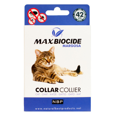 Max Biocide Cat Collar Obojek pro kočky 42 cm 1 ks Max Biocide Margosa