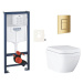 Závěsný wc set do lehkých stěn / předstěnová montáž Grohe Euro Ceramic SIKOGRSEUSCGL0