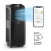 Klarstein Pure Blizzard Smart 9k, mobilní klimatizace, 9000 BTU/2,6 kW, energetická třída A, dál