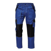 Letní montérkové pracovní kalhoty MAX SUMMER, modrá/černá