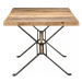 Jídelní stůl dřevo / ocel Dekorhome 120x60x76 cm