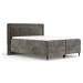 Tmavě šedá boxspring postel s úložným prostorem 160x200 cm Voyage – Maison de Rêve