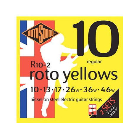 Rotosound R10-2 Roto Yellows 2-Pack