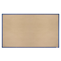 BoardOK Tabule s textilním povrchem 200 × 120 cm, modrý rám