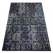 Dywany Lusczow Kusový koberec DROP JASMINE 453 tmavě modrý