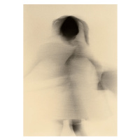 Paper Collective designové moderní obrazy Blurred Girl (120 x 168 cm)