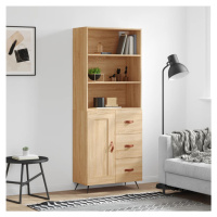 vidaXL Skříň highboard dub sonoma 69,5 x 34 x 180 cm kompozitní dřevo