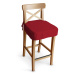 Dekoria Sedák na židli IKEA Ingolf - barová, tmavě červená , barová židle Ingolf, Etna, 705-60