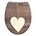 Schütte WC sedátko Wood Heart, duroplast, soft close (SCHÜTTE WOOD HEART)