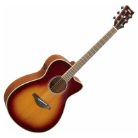 Yamaha FSC-TA Brown Sunburst Elektroakustická kytara Dreadnought