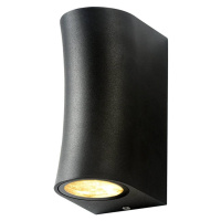 WALL LAMP ALUMINIUM černé BODY 2xGU10 SOCKET