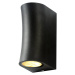 WALL LAMP ALUMINIUM černé BODY 2xGU10 SOCKET