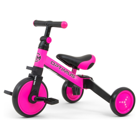 Dětská tříkolka 3v1 Milly Mally Optimus pink