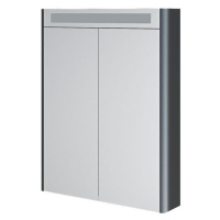 MEREO Siena, koupelnová galerka 64 cm, zrcadlová skříňka, antracit mat CN436GA