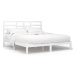 Rám postele bílý masivní dřevo 180 × 200 cm Super King, 3105811