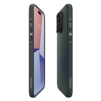 Pouzdro Spigen Liquid Air pro iPhone 15 Pro Max - tmavě zelené