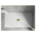 MEXEN/S Hugo sprchová vanička SMC 200x100, bílá, krytka zlatá 42101020-G