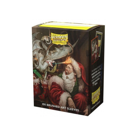 Obaly na karty Dragon Shield Brushed Art - Christmas Dragon 2021 – 100 ks