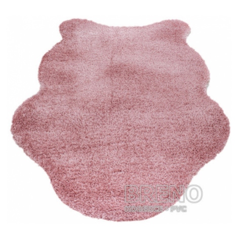 Chlupatý kusový koberec Schaffel 1000 Rose | růžový Typ: 133x190 cm