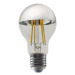ACA Lighting LED FILAMENT E27 DIM A60 stříbrná 8W 2700K 230V 900lm RA80 ELIOR8WWDIMS