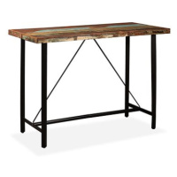 Barový stůl masivní recyklované dřevo 150x70x107 cm 245441