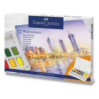 Akvarelové barvy Faber-Castell s paletkou 12 barev Faber-Castell