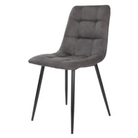 Jídelní židle MADDILFORT 2 šedá/černá