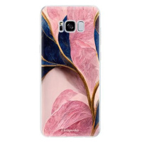 iSaprio Pink Blue Leaves pro Samsung Galaxy S8