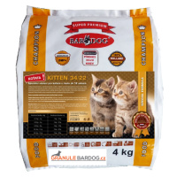 Bardog Super premiové krmivo pro kočky Kitten 34/22 4 kg