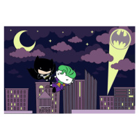 Umělecký tisk Batman and Joker - Chibi, (40 x 26.7 cm)