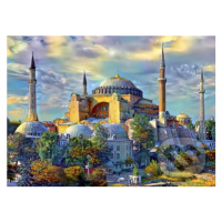 Hagia Sophia, Istanbul, Turkey - puzzle z kategorie Umělecké