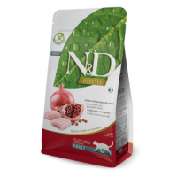 N & D GF CAT Neutered Chicken & Pomegranate 300g