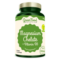 GreenFood Nutrition Magnesium Chelate + Vitamin B6 90 kapslí