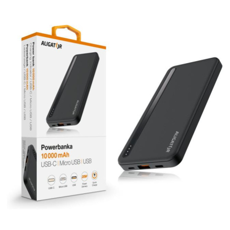 ALIGATOR PBAL1050 10 000mAh 20W černá