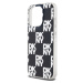 Zadní kryt KNY PC/TPU Checkered Pattern pro Apple iPhone 14 Pro, černá