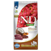 Farmina N&D Quinoa Dog Skin & Coat adult jelení maso, 7 kg