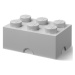 LEGO úložný box 6 - šedá