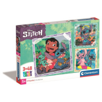 Puzzle Disney - Stitch, (3x) 48 ks