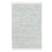 Ručně tkaný koberec Chindi kůže 160x230 cm světle šedý