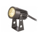 RED - DESIGN RENDL RENDL GUN na bodci černá 230V LED 3x1W 30° IP65 3000K R10530