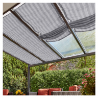 Gutta Stínění pro pergoly Terrassendach Premium Graphite 0,945 x 4,9 m